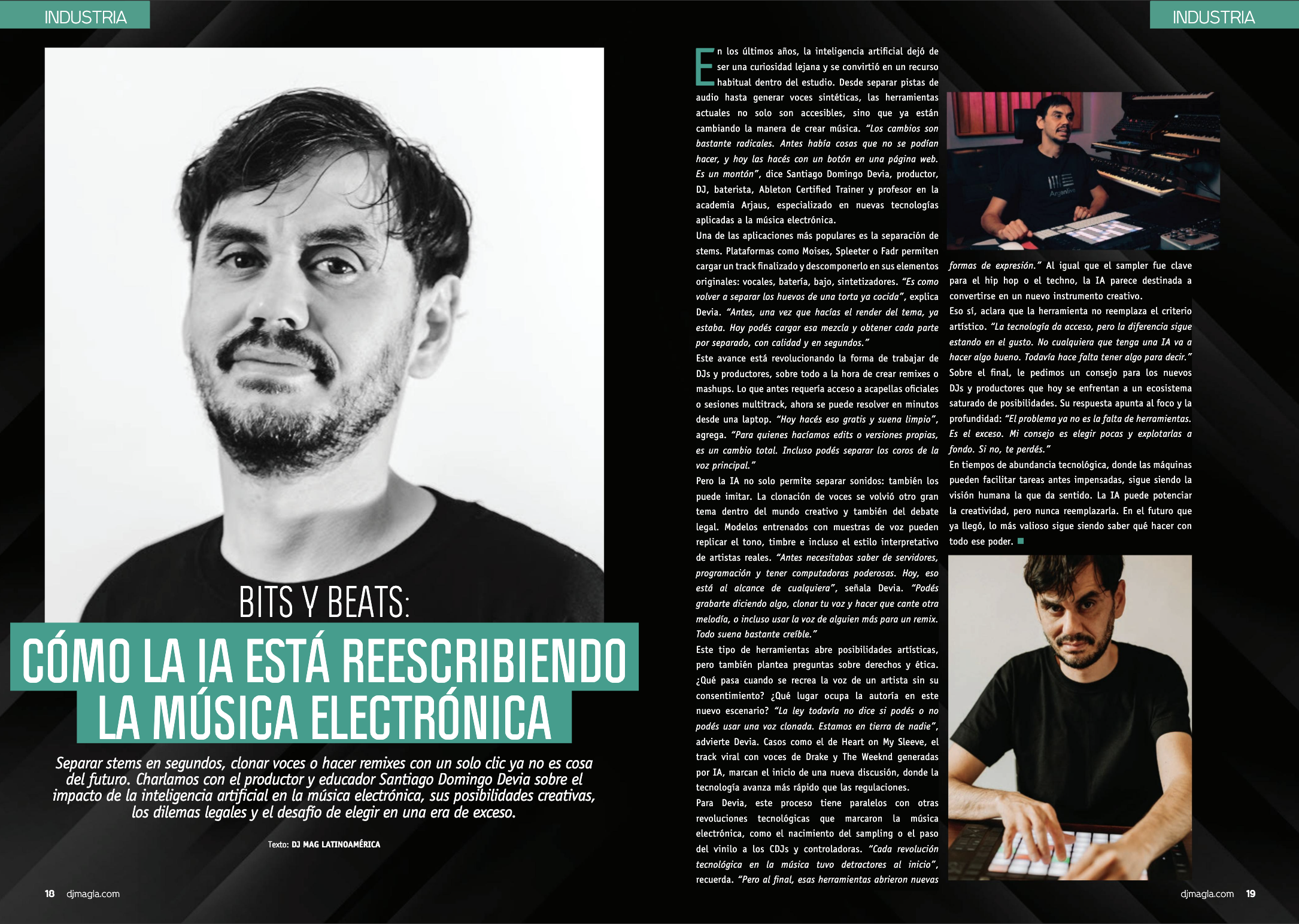 Nota en DJ Mag LA